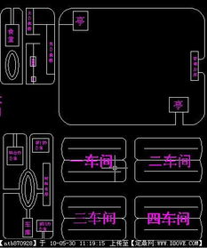 現代化工廠綠地平面設計現狀圖規劃解析